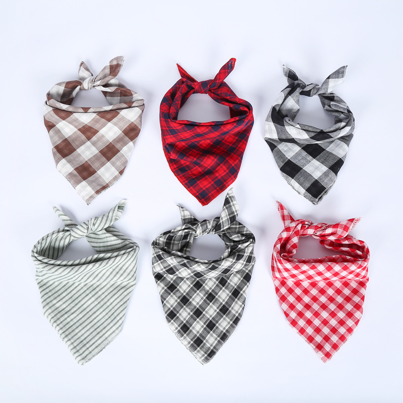 Pet Supplies Dog Ribbon Collar Saliva Scarf Scarf Scarf Collar Adjustable Buckle Collar Triangular Binder