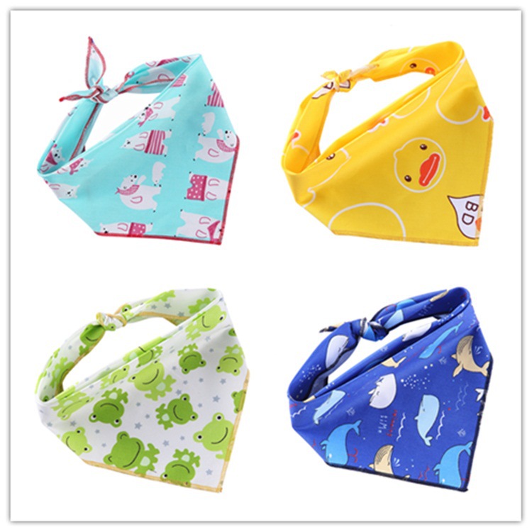 Pet Printed Triangle Scarf Plaid Striped Revival Christmas Dog Birthday Bib Large Dog Triangle Scarf Scarf