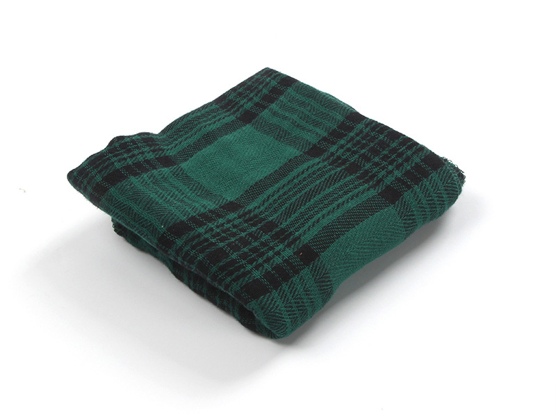 Pet Three Plaid Double-Sided Cat Dog Saliva Towel Dog in-Ground Fence Receiver Collar Customized Dogs and Cats Scarf Pet Triangular Scarf