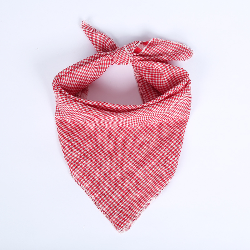 Pet&#039;s Saliva Towel Triangular Binder Collar Dog Scarf Silk Scarf Cat Scarf Pet Bandana One Piece Dropshipping