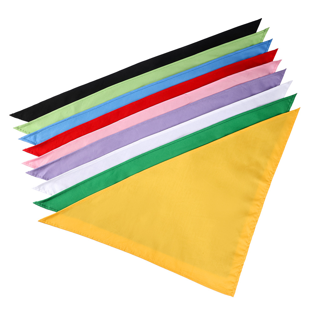 Cross-Border Hot Pet Customization Cotton Saliva Towel Customized Dog Triangular Binder Printing Pet Triangular Scarf Triangular Binder Customized