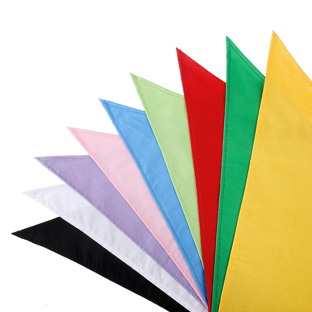 Cross-Border Hot Pet Customization Cotton Saliva Towel Customized Dog Triangular Binder Printing Pet Triangular Scarf Triangular Binder Customized