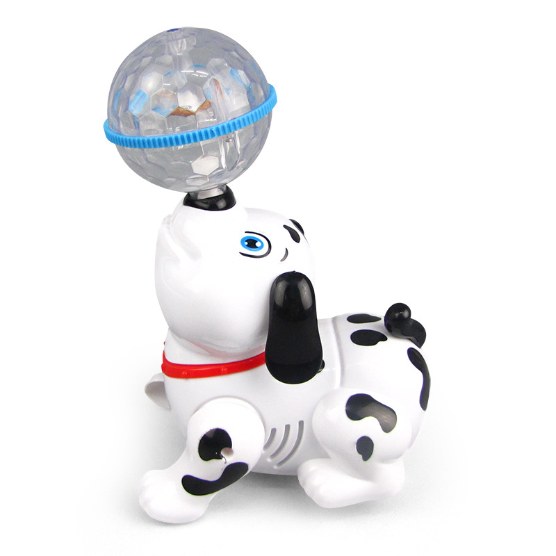 Electric Dream Light Ball Light Rotating Music Pop and Tip Puppy Dog Stall Hot Sale Children&#039;s Toys Wholesale