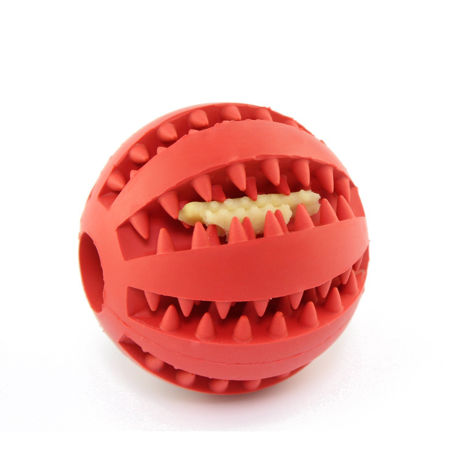 Dog Toys Bite-Resistant Ball Cat Rubber round Toy Food Dropping Ball Teether Ball Amazon Pet Supplies Factory