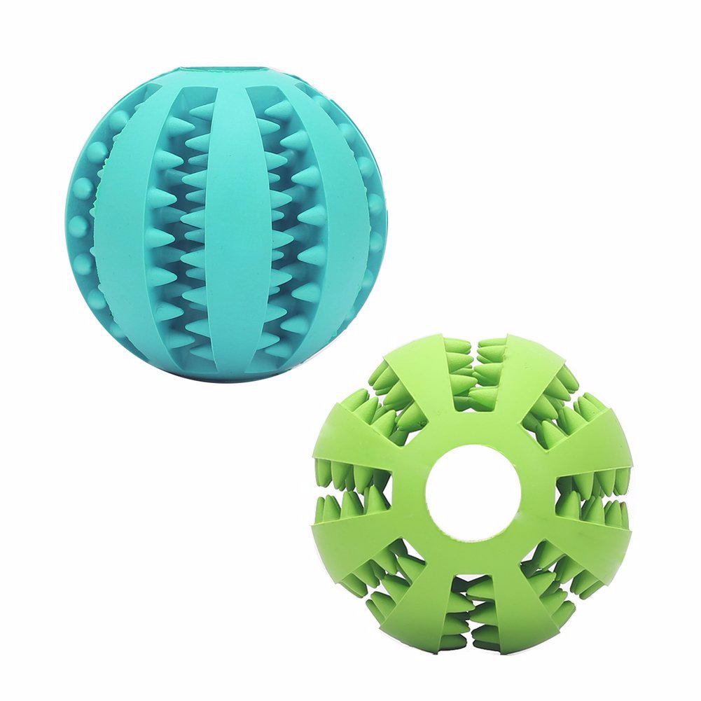 Dog Toys Bite-Resistant Ball Cat Rubber round Toy Food Dropping Ball Teether Ball Amazon Pet Supplies Factory