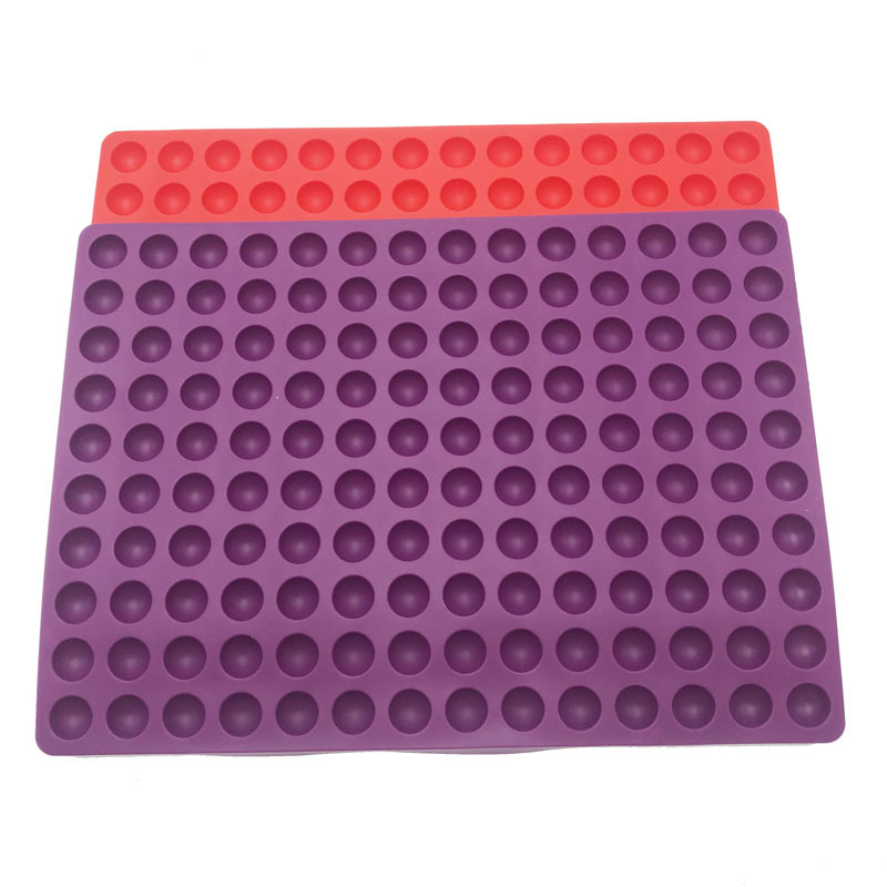 barbecue mat silica gel mat microwave oven baking mat can be used to make small ball biscuit dog food biscuit mold