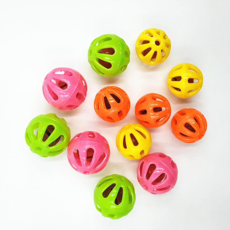 Plastic Bell round Hollow Double-Layer Pet Ball Hamster Cat Dog Toy Ringing Bell Plastic Bell round Hollow Double-Layer Pet Ball Hamster Cat Dog Toy Ringing Bell