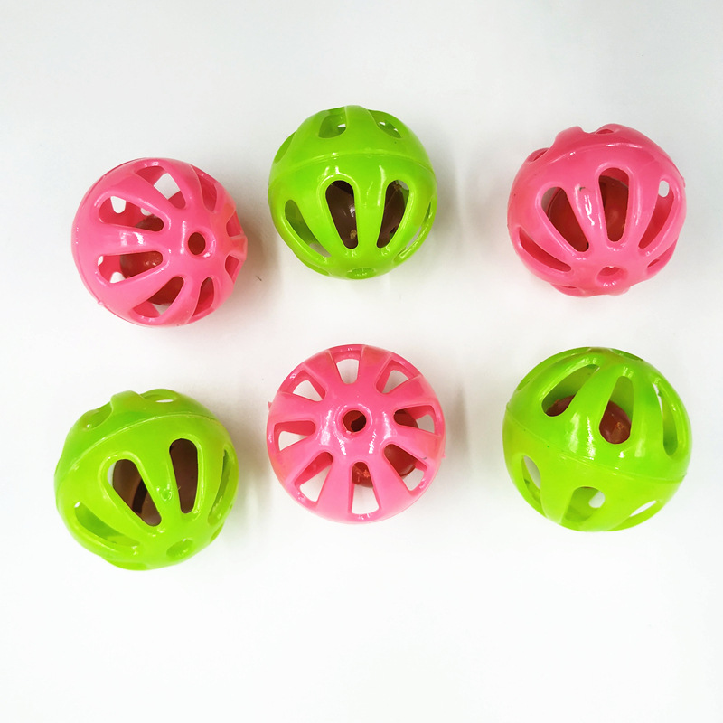 Plastic Bell round Hollow Double-Layer Pet Ball Hamster Cat Dog Toy Ringing Bell Plastic Bell round Hollow Double-Layer Pet Ball Hamster Cat Dog Toy Ringing Bell