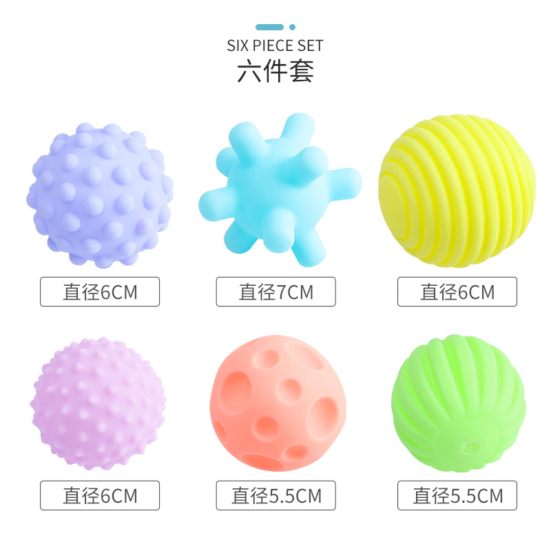 Pet Puppy Toy Ball Vocal Ball Combination 6-Piece Set Teddy Bichon Puppy Dog Toy Pet Supplies