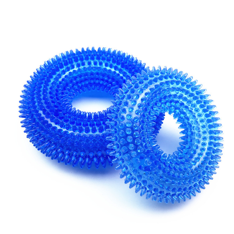 Pet Toy Bite-Resistant Vocalization Toy Ball Large Dog Golden Retriever Barbed TPR Dog Toy Tooth Cleaning Molar Dog Toy