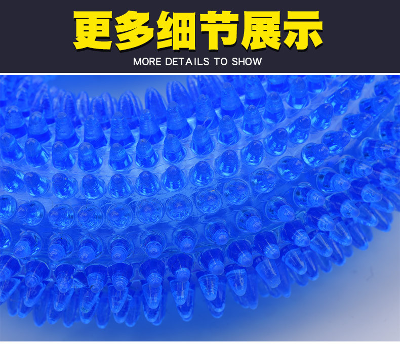 Pet Toy Bite-Resistant Vocalization Toy Ball Large Dog Golden Retriever Barbed TPR Dog Toy Tooth Cleaning Molar Dog Toy