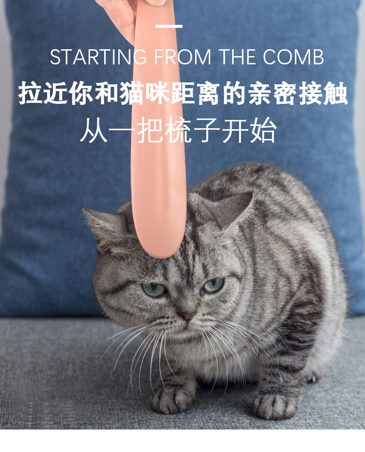 Amazon New Cat Tongue Comb Cat Comb Pet Comb Cat Petting Cleaning Float Hair Cleaning Brush British Shorthair Massage Hair Removal Comb