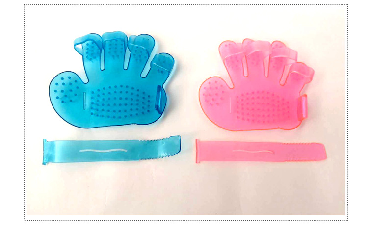 Pet Massage Finger Brush Cat Dog Hair Removal Roller Gloves Comb Single Rubber Gloves Manufacturer Dog Massage