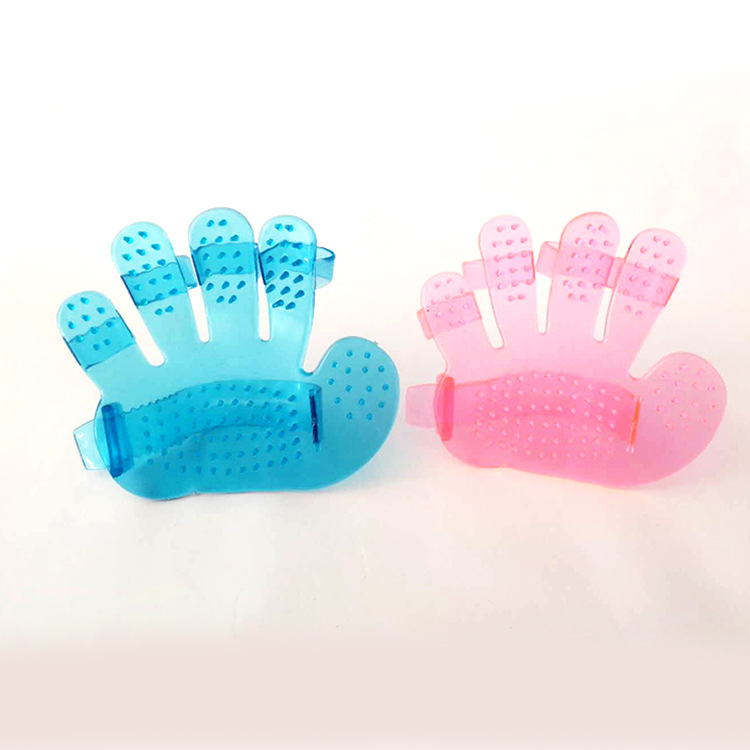 Pet Massage Finger Brush Cat Dog Hair Removal Roller Gloves Comb Single Rubber Gloves Manufacturer Dog Massage