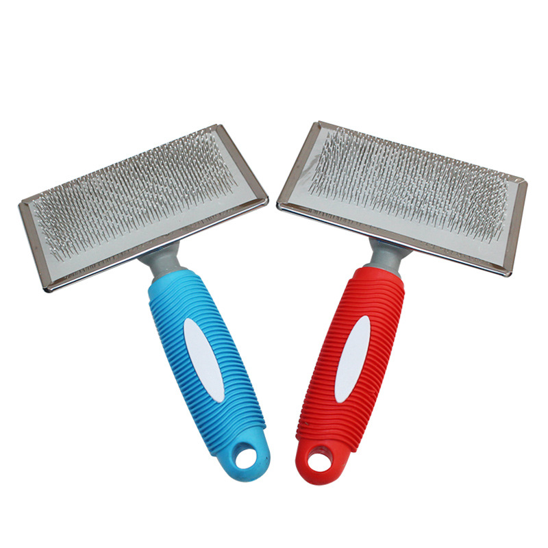 Dog Comb Brush Soft Carry Handle Brush Pet Comb Hair Removal Comb Pet Supplies Factory Wholesale Stall Supply
