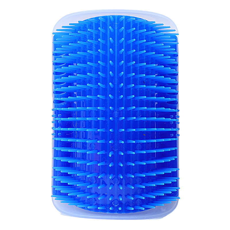 Pet Cat Corner Hair Rubbing Device Massager Cat Scratching Tickle Tickling Device Cat Comb Massage Corner Brush