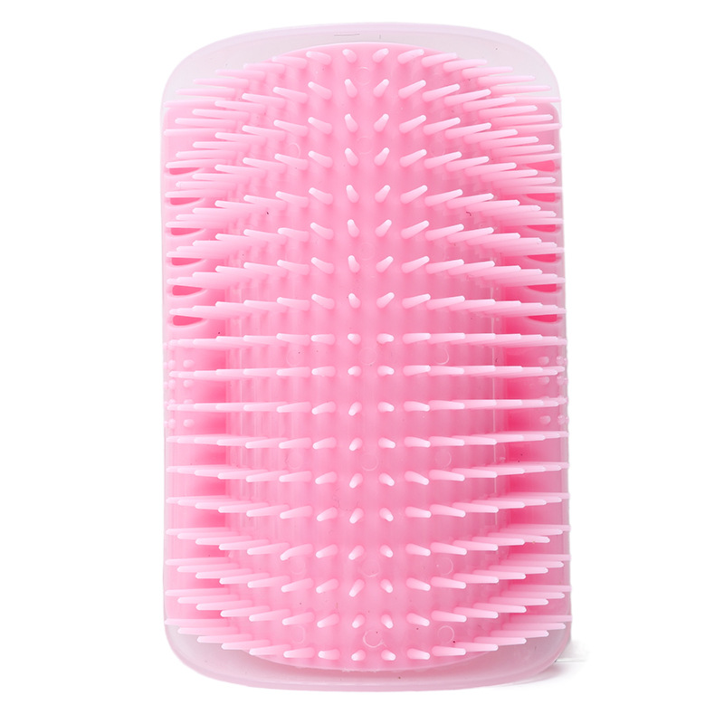 Pet Cat Corner Hair Rubbing Device Massager Cat Scratching Tickle Tickling Device Cat Comb Massage Corner Brush