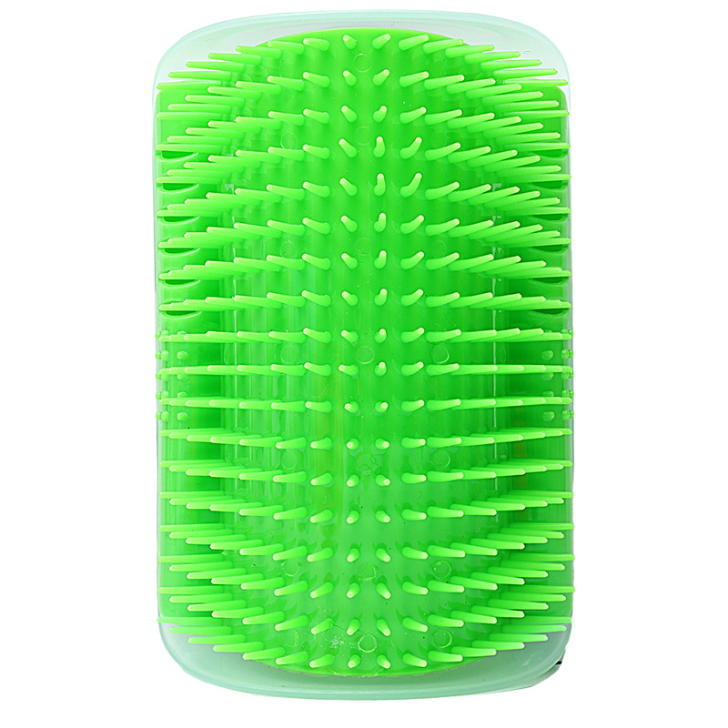 Pet Cat Corner Hair Rubbing Device Massager Cat Scratching Tickle Tickling Device Cat Comb Massage Corner Brush