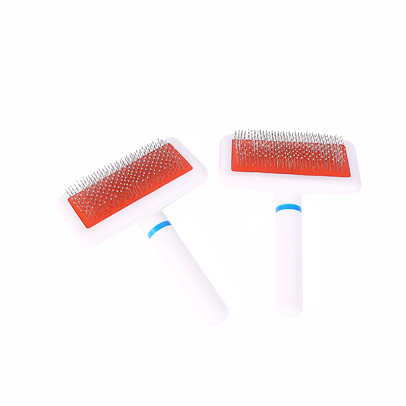 New Pet Brush Cross-Border Dog Comb Stainless Steel Needle Comb Dogs and Cats Pet Dog Brush Cleaning Supplies