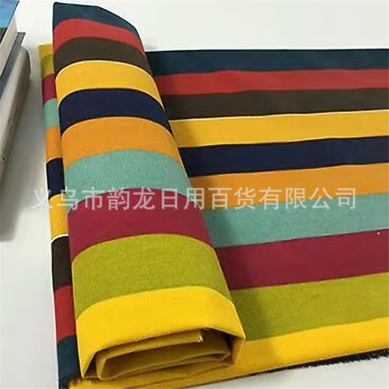 Factory direct cotton printed canvas pet sofa luggage apron cloth