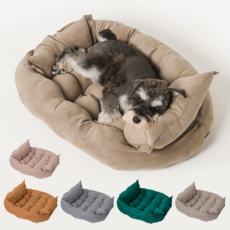 Customizable Source Factory Multi-Functional Folding Square Pad Pet Sofa Nest Dog Mat Deformable Multi-Purpose Kennel