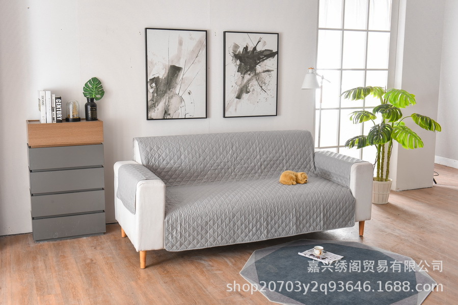 Four Seasons General Fabrics Ultrasonic Pet Sofa Cushion CrossBorder OnePiece Sofa Cover Special Offer