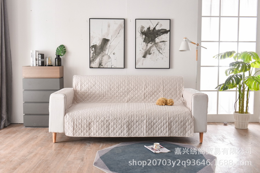Four Seasons General Fabrics Ultrasonic Pet Sofa Cushion CrossBorder OnePiece Sofa Cover Special Offer