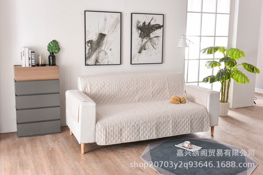 Four Seasons General Fabrics Ultrasonic Pet Sofa Cushion CrossBorder OnePiece Sofa Cover Special Offer
