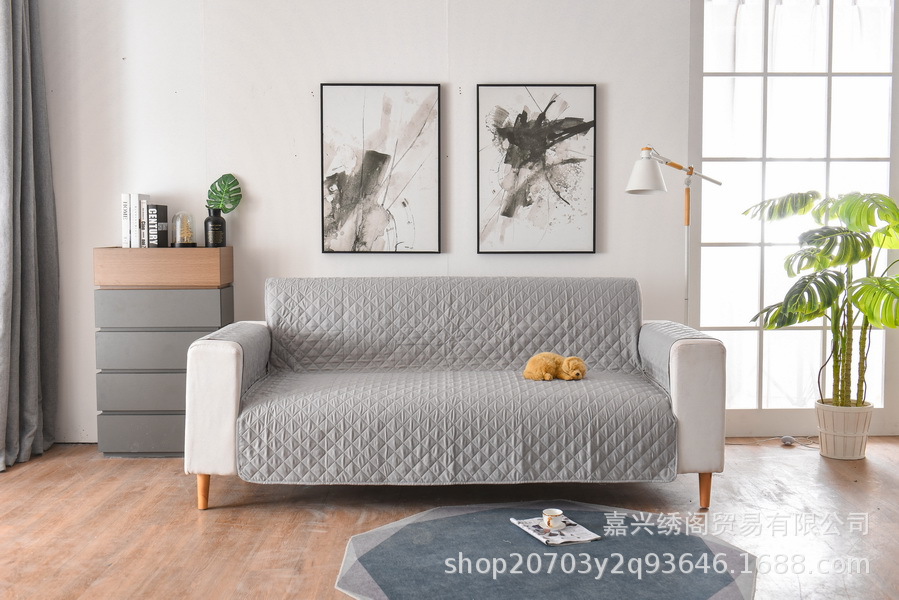 Four Seasons General Fabrics Ultrasonic Pet Sofa Cushion CrossBorder OnePiece Sofa Cover Special Offer