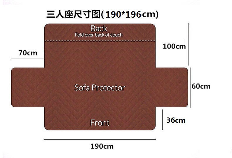 Four Seasons General Fabrics Ultrasonic Pet Sofa Cushion CrossBorder OnePiece Sofa Cover Special Offer