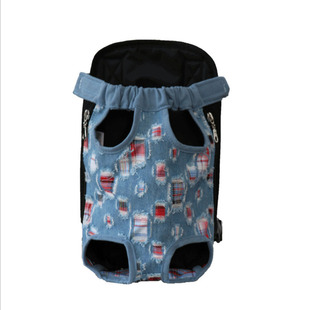 Pet bag cat and dog travel portable cross shoulder bag breathable mesh cloth Pet backpack Pet supplies wholesale