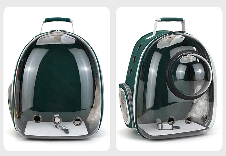 Space Capsule Cat Pet Backpack Transparent Dog Backpack out Breathable and Portable Pet Bag Chest Backpack