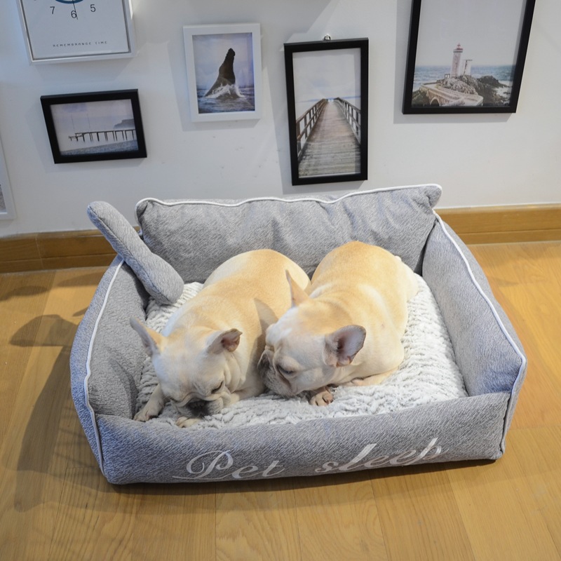 Factory Wholesale Four Seasons Available Removable and Washable Kennel Winter Warm Dog Bed Pet Sofa Pet Bed Cat Nest