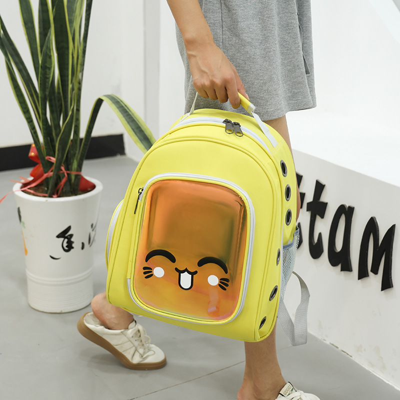 Spot Portable Cat Bag Space Capsule Laser Pet Backpack Large Capacity Backpack Cat Transparent Bag