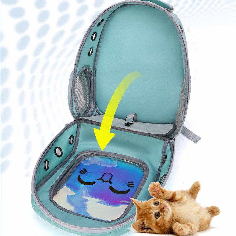 Spot Portable Cat Bag Space Capsule Laser Pet Backpack Large Capacity Backpack Cat Transparent Bag