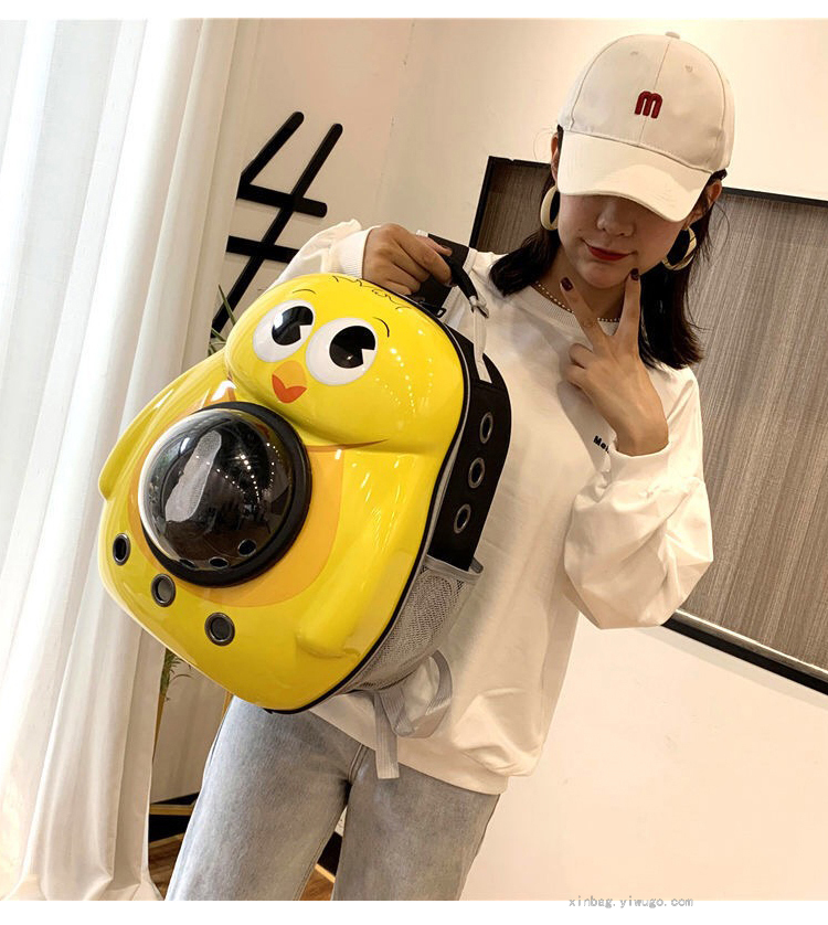 Cat Bag Pet Backpack Portable with Space Air Permeable Cabin Teddy Puppy Backpack Cat School Bag 5603