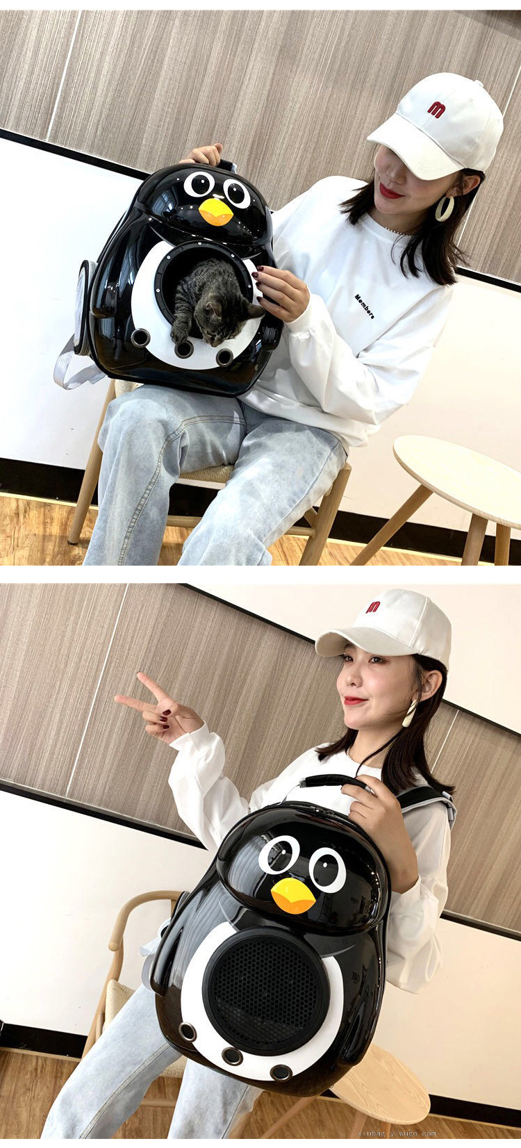 Cat Bag Pet Backpack Portable with Space Air Permeable Cabin Teddy Puppy Backpack Cat School Bag 5603 Cat Bag Pet Backpack Portable with Space Air Permeable Cabin Teddy Puppy Backpack Cat School Bag 5603