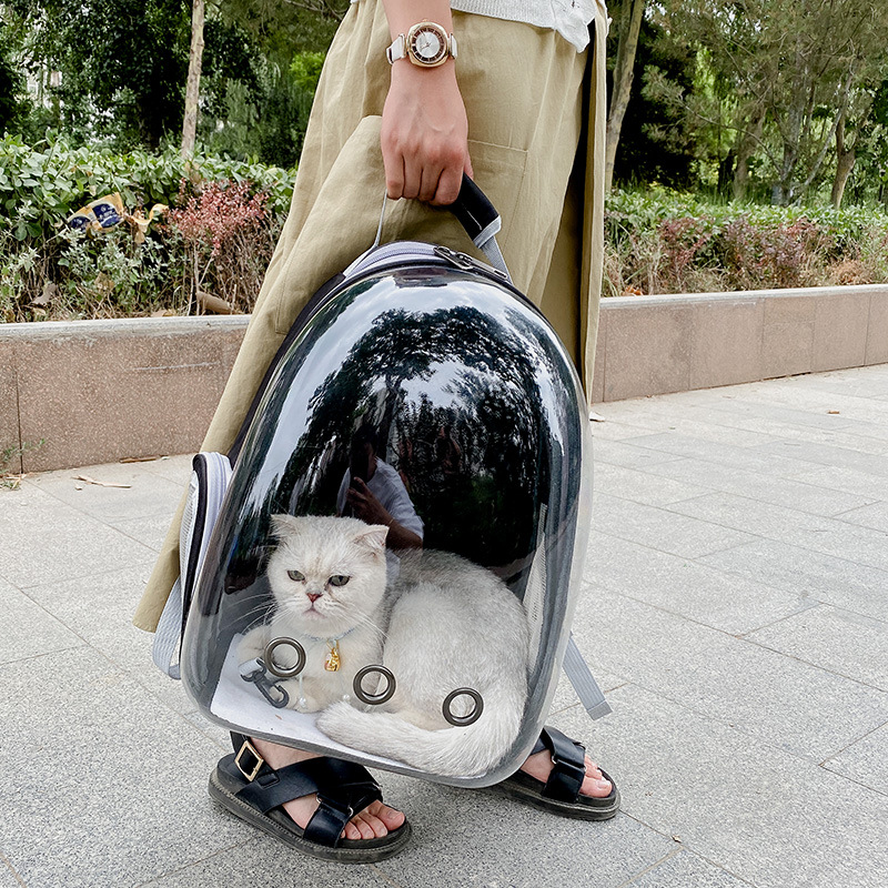 Cat Bag Pet Backpack Go out Portable Clear Space Capsule Pet Bag Go out Cat Supplies Breathable Backpack
