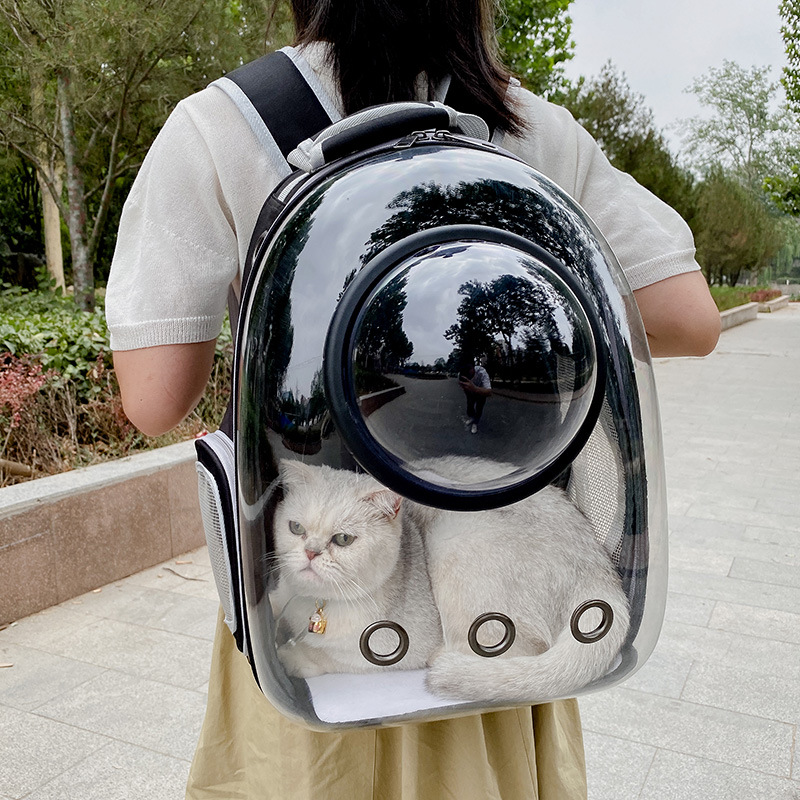 Cat Bag Pet Backpack Go out Portable Clear Space Capsule Pet Bag Go out Cat Supplies Breathable Backpack