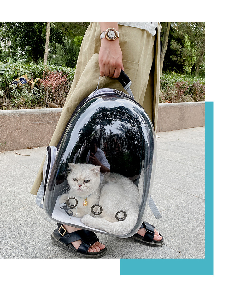 Cat Bag Pet Backpack Go out Portable Clear Space Capsule Pet Bag Go out Cat Supplies Breathable Backpack