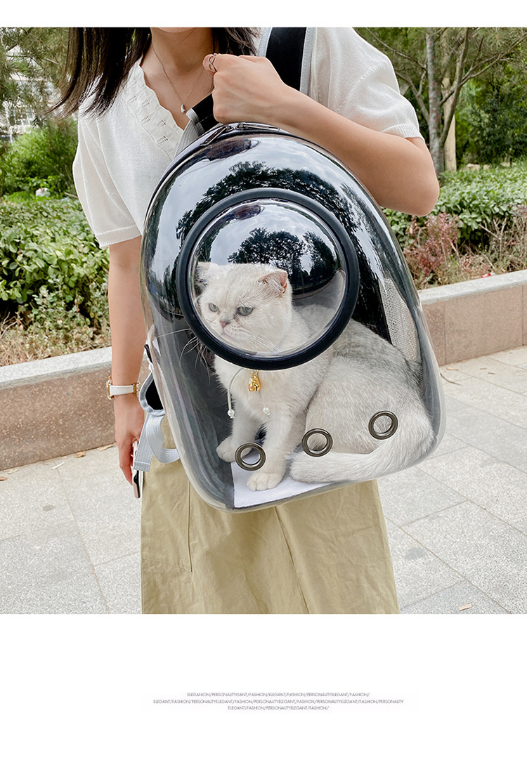 Cat Bag Pet Backpack Go out Portable Clear Space Capsule Pet Bag Go out Cat Supplies Breathable Backpack