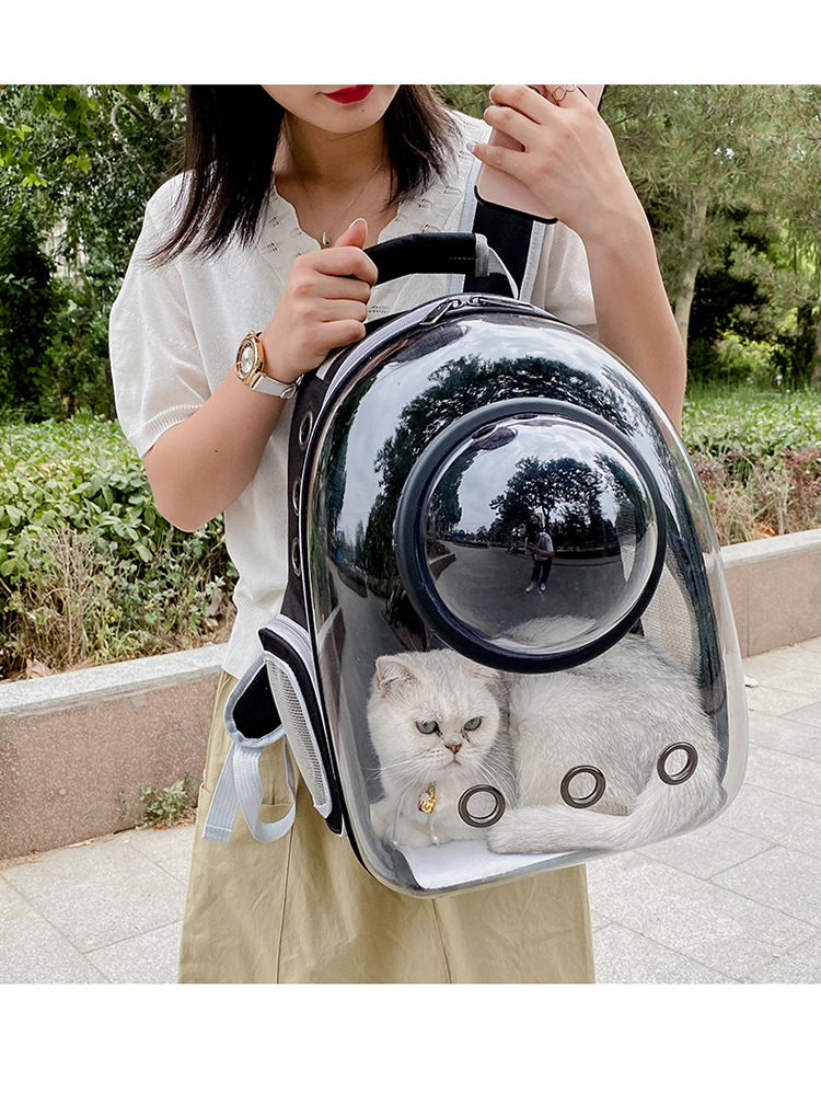 Cat Bag Pet Backpack Go out Portable Clear Space Capsule Pet Bag Go out Cat Supplies Breathable Backpack