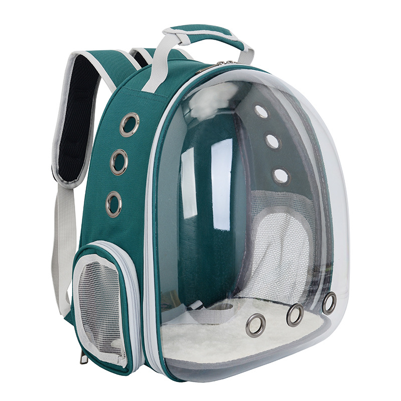 SOURCE Factory Transparent Pet Bag Solid Color Portable Dog Bag Outdoor Cat Bag Large Capacity Pet Backpack Pet Supplies