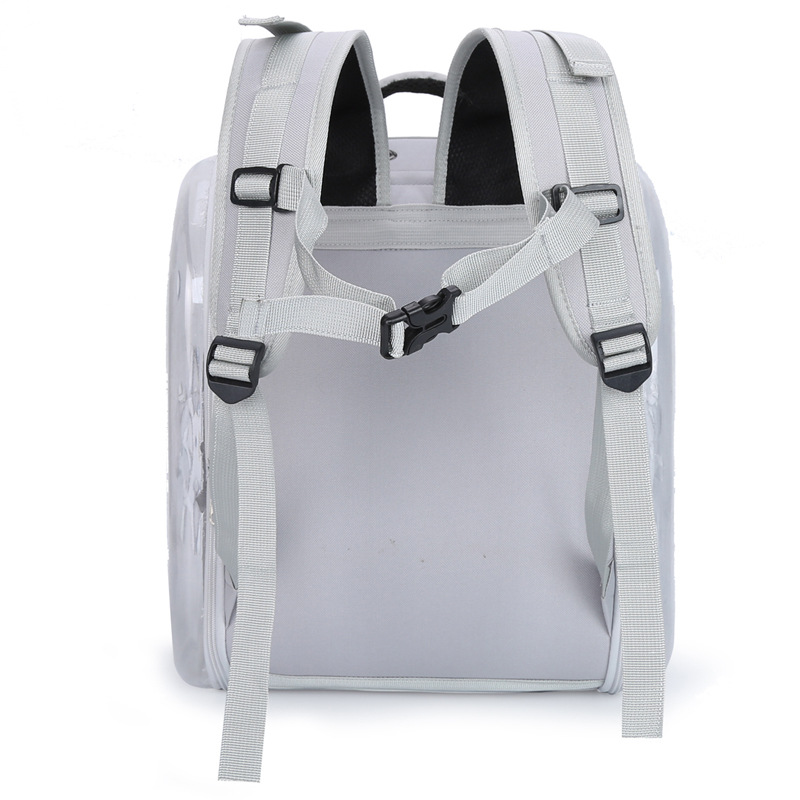 Factory Direct Sales Square Transparent Cat Bag Outing Portable Pet Bag Cute Pet Backpack Pet Cat Space Bag Cabin