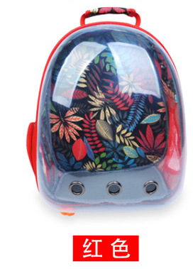 Double Shoulder Cat Backpack Outing Pet Backpack Space Capsule Fully Transparent Portable Pet Supplies