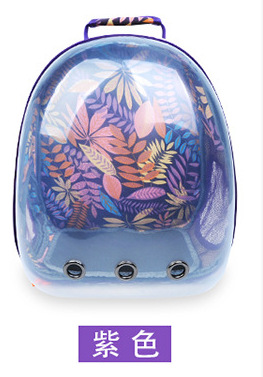 Double Shoulder Cat Backpack Outing Pet Backpack Space Capsule Fully Transparent Portable Pet Supplies