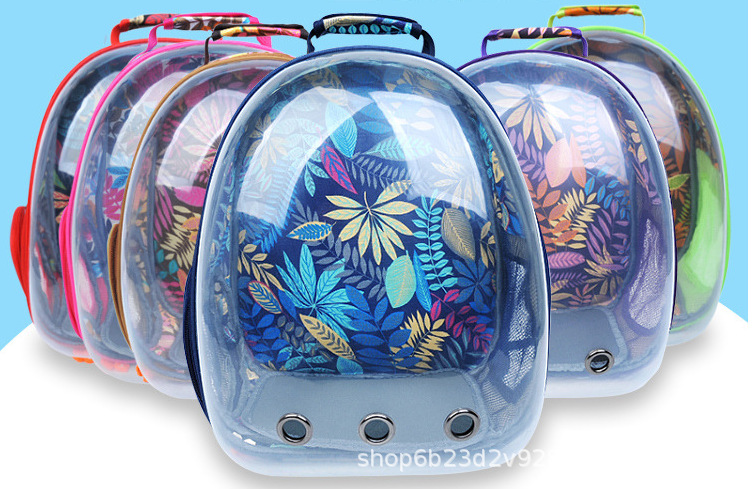 Double Shoulder Cat Backpack Outing Pet Backpack Space Capsule Fully Transparent Portable Pet Supplies Double Shoulder Cat Backpack Outing Pet Backpack Space Capsule Fully Transparent Portable Pet Supplies
