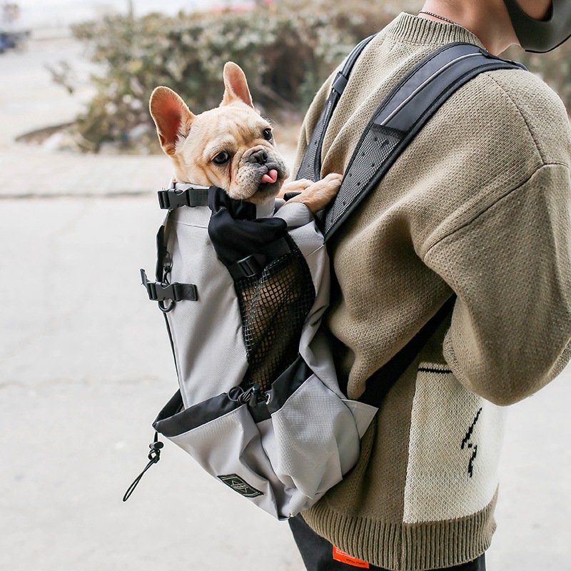 Doogee Pet Backpack for Passengers Dog Outcrop Bag Ventilation Breathable Washable Bicycle Outdoor Shopping Backpack