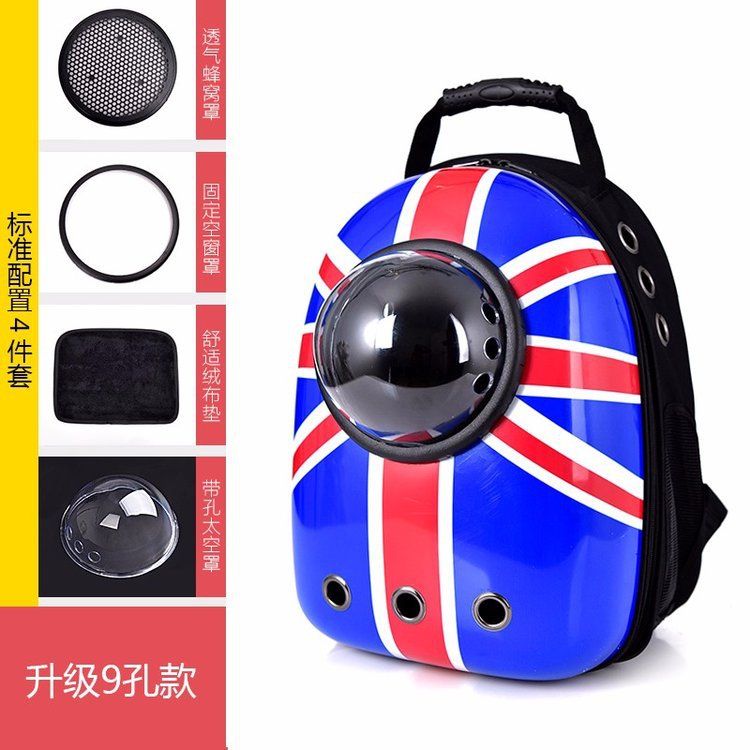 Double Shoulder Breathable Space Capsule Pet Backpack Carry out Transparent Dogs and Cats Backpack Pet Supplies Pet Bag Double Shoulder Breathable Space Capsule Pet Backpack Carry out Transparent Dogs and Cats Backpack Pet Supplies Pet Bag