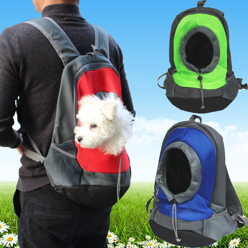 New Pet Backpack Pet Backpack Dogs and Cats Chest Bag Convenient Travel Bag for Going out Factory Direct Sales